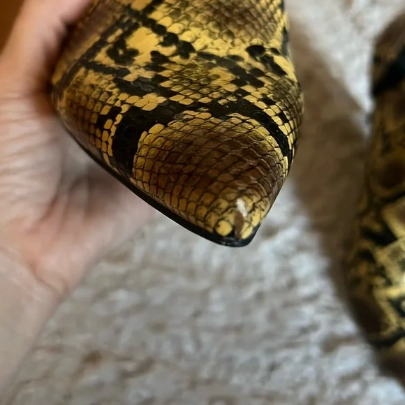 ZARA SKAKESKIN BOOTIES - Picture 8 of 13